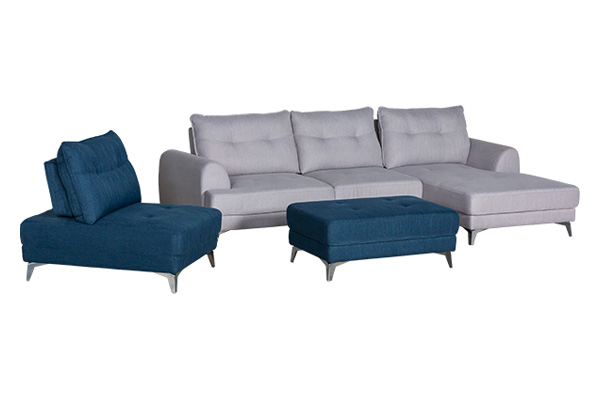 Stanza Alaska Sectional - Gray