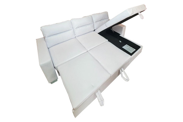 Stanza Daniel Reversible Sectional - White