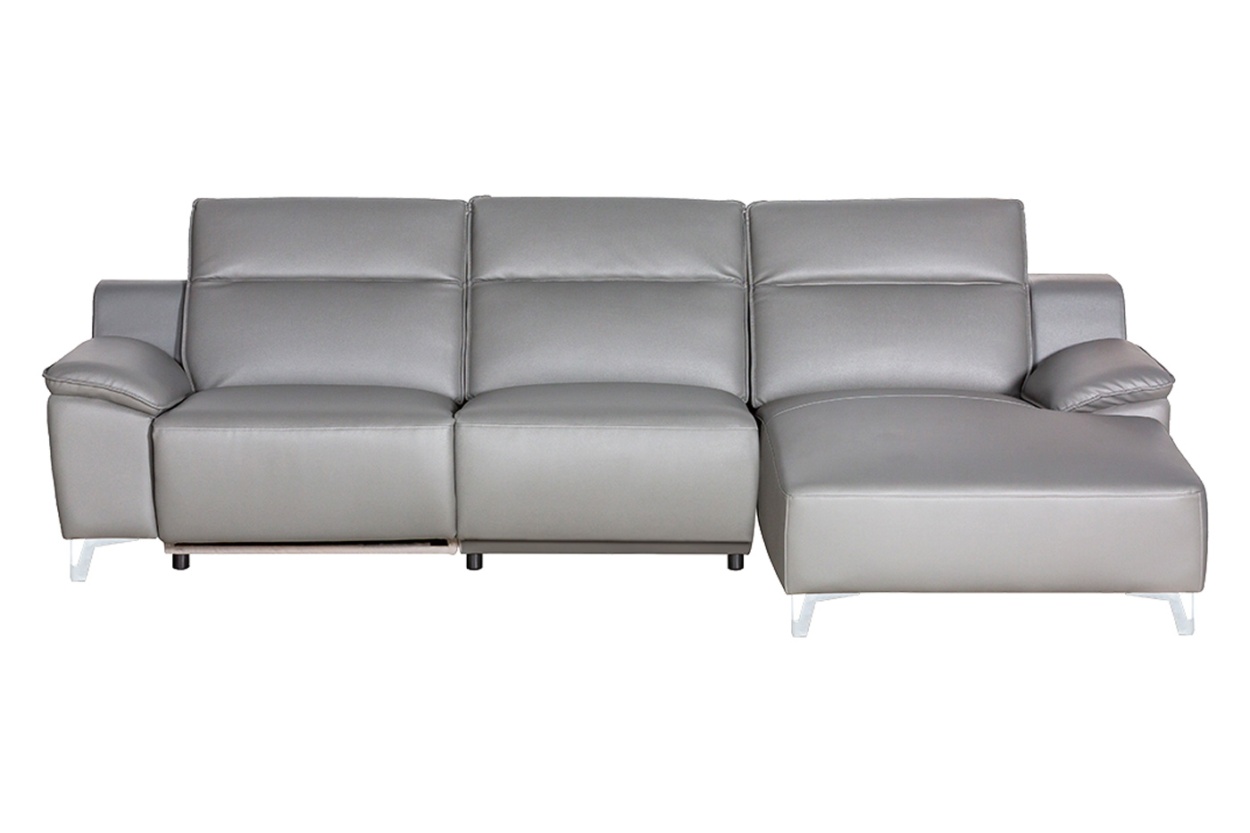 Stanza Melanie Left Facing Sectional - Black