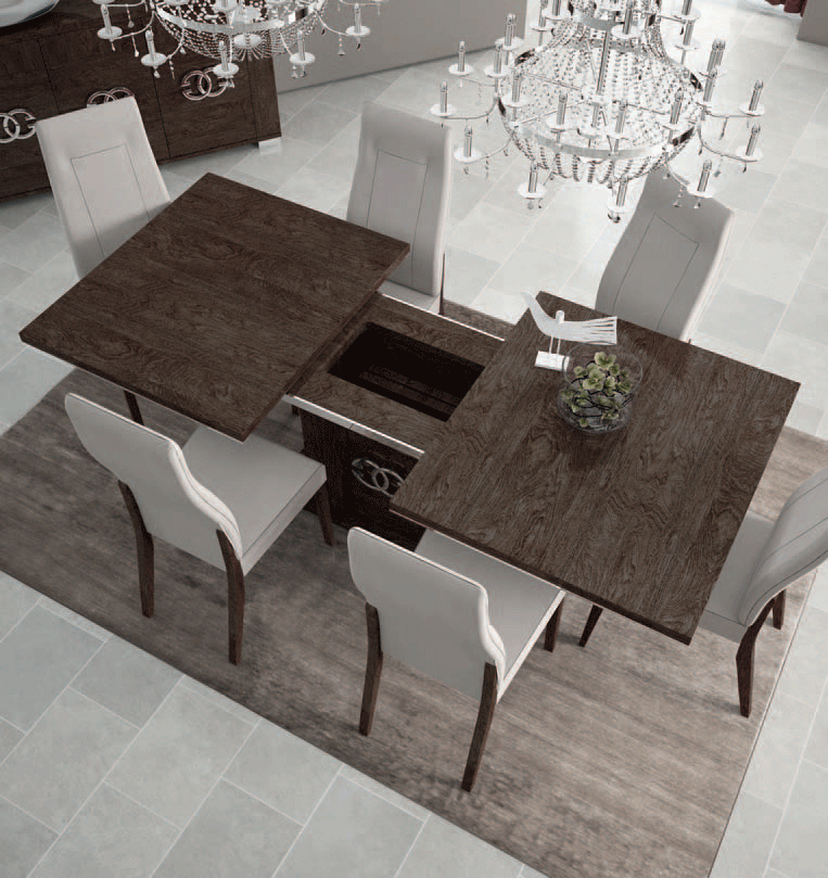 Status - Prestige Dining Table w/1 Extension 17.4"