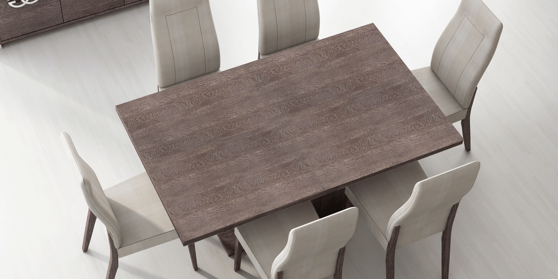 Status - Prestige Dining Table w/1 Extension 17.4"