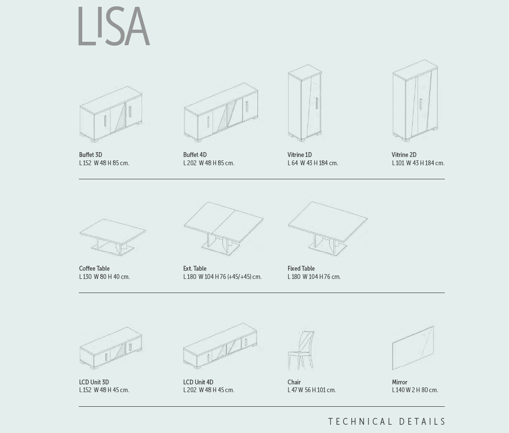 Status - Lisa Mirror for Buffet