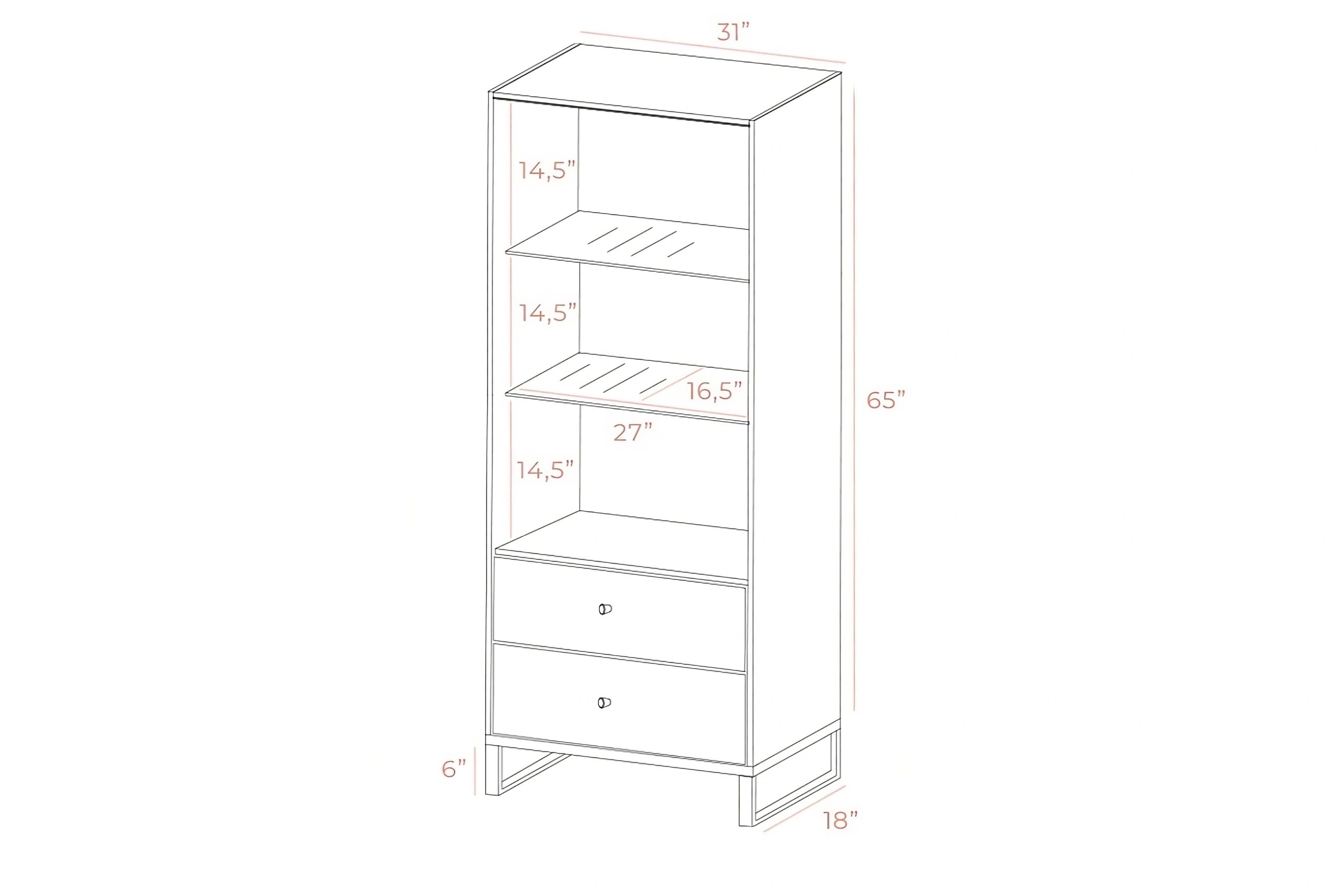 Styles - Gloss Large China Cabinet