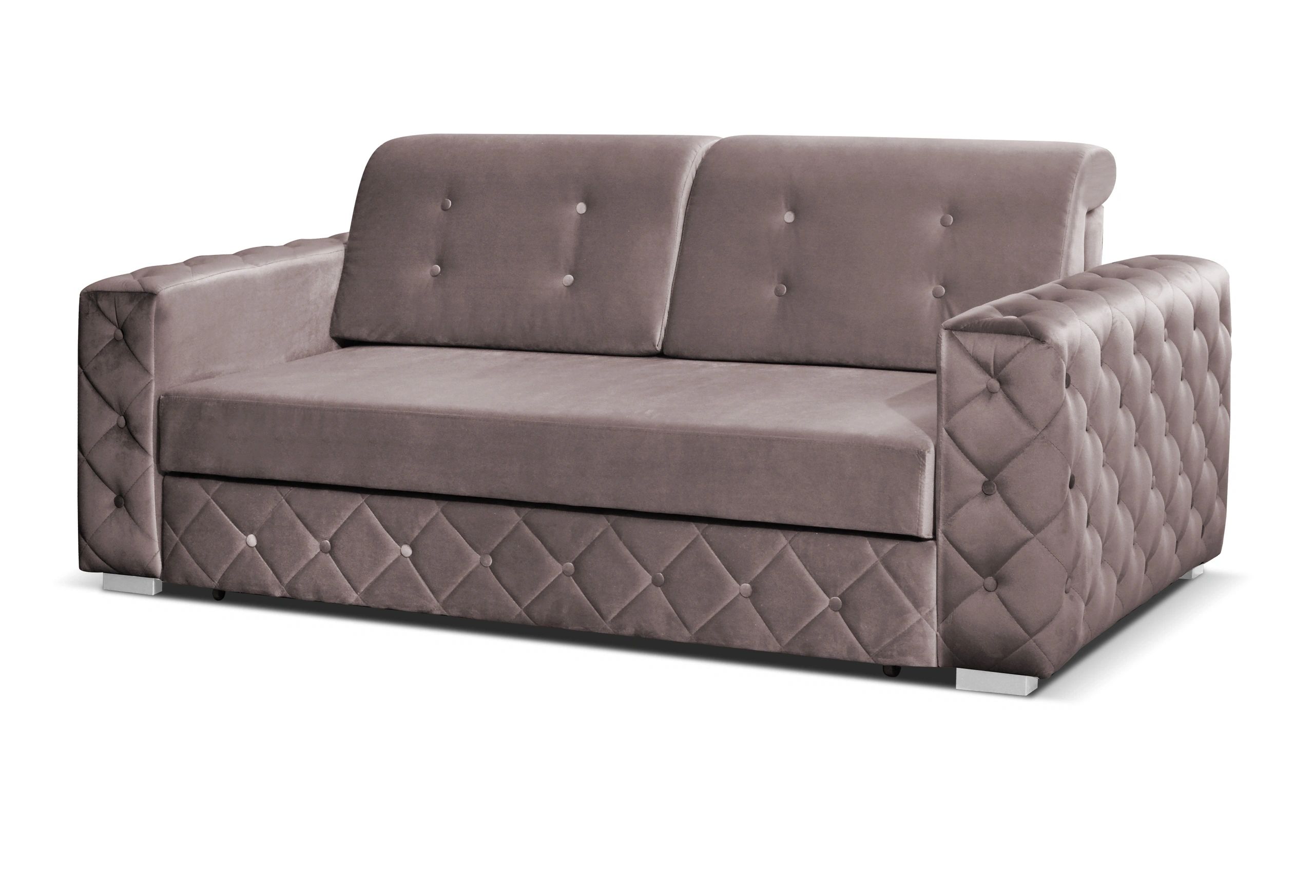 Styles - Karmen Sofa in Beige, Tufted Fabric