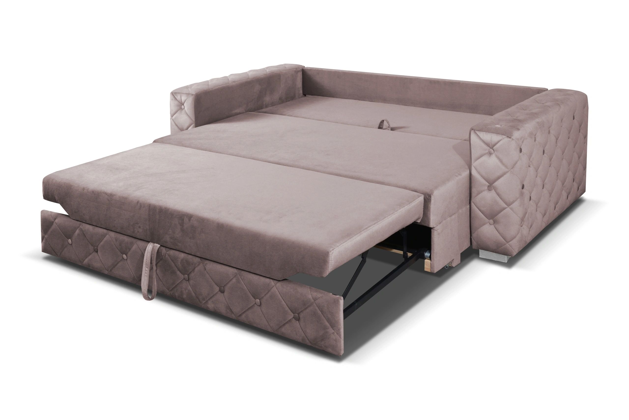 Styles - Karmen Sofa in Beige, Tufted Fabric
