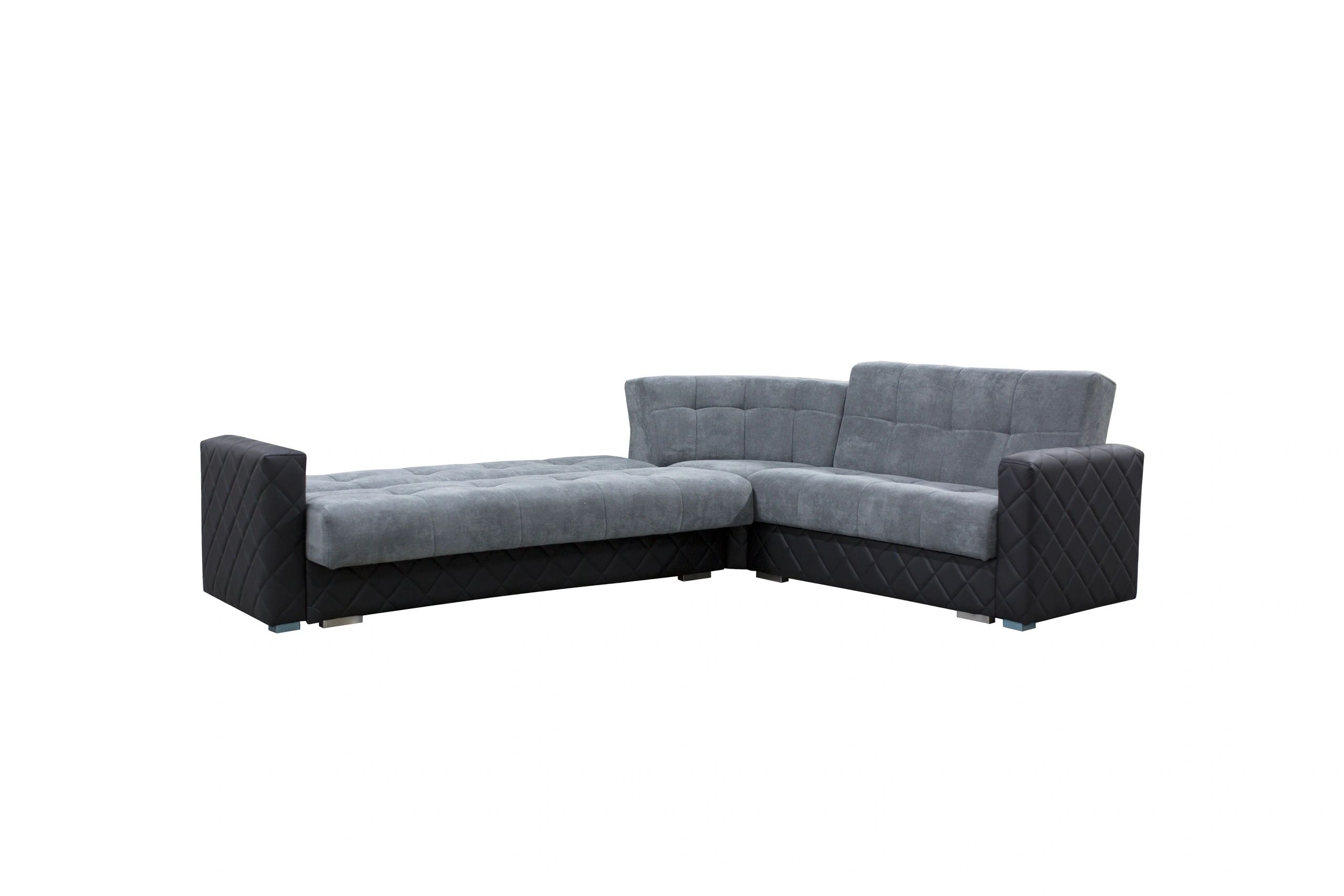 Styles Porto Sectional - Gray, Fabric