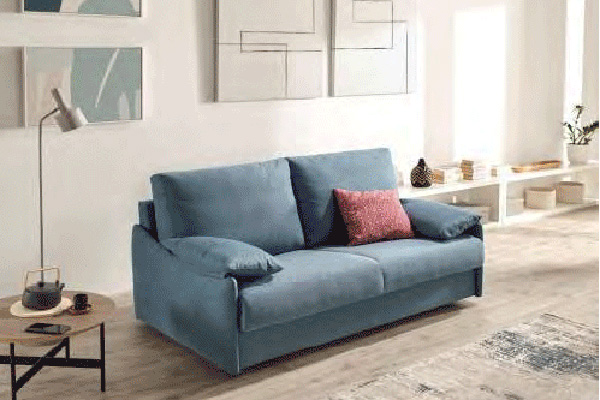 Suinta - Raven Convertible Sofa Bed in Fabric, 160x200cm