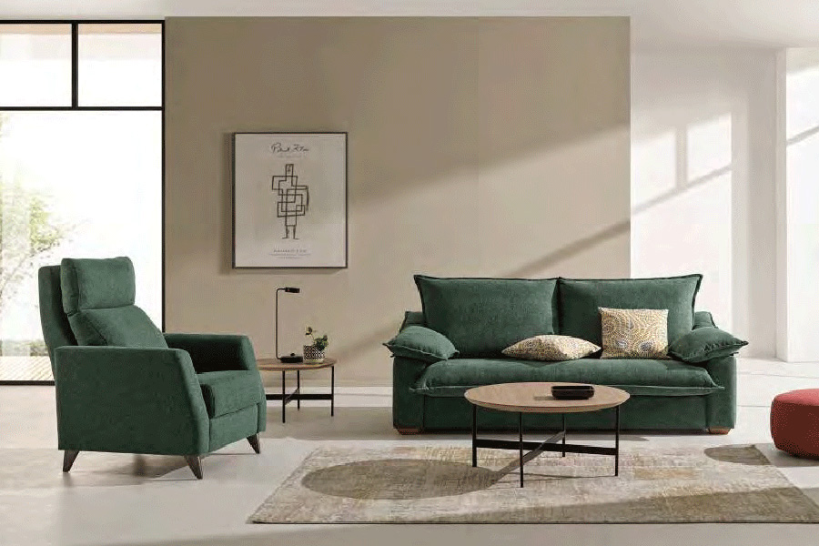 Suinta - Pause Fabric Convertible Sofa Bed