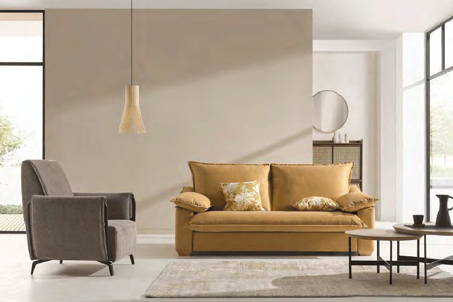 Suinta Pause Convertible Sofa Bed - Fabric, 120x200cm