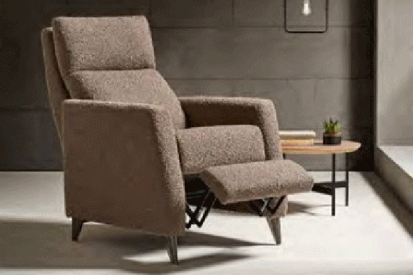 Suinta Aura Electric Recliner Armchair - Fabric, Square Arms