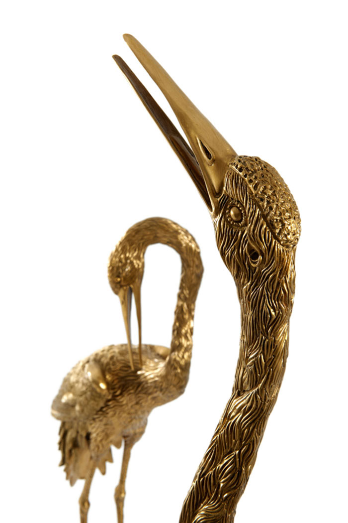 Theodore Alexander - The Myth Sculpture In Verde Bronze, Brass