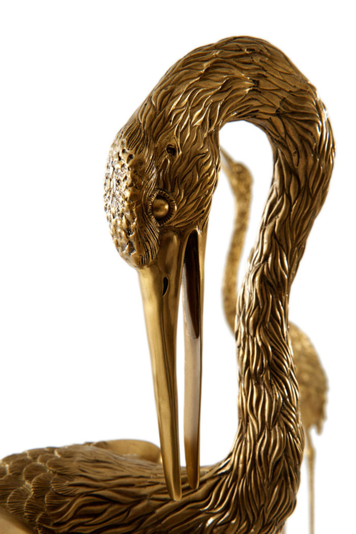 Theodore Alexander - The Myth Sculpture In Verde Bronze, Brass