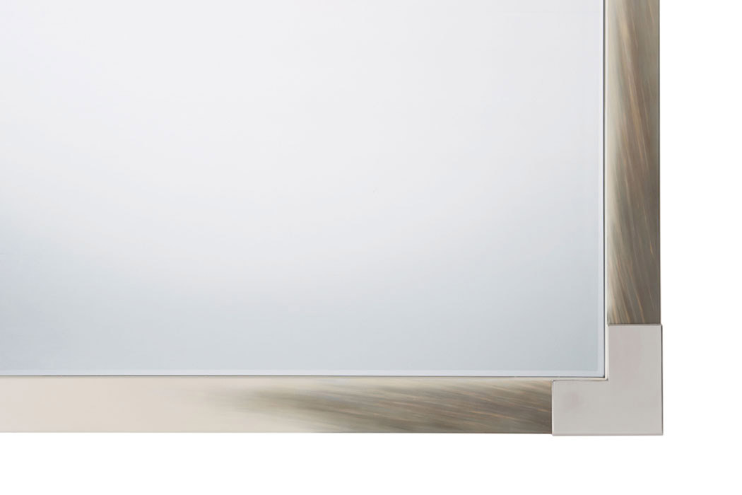 Theodore Alexander - Cutting Edge Floor Mirror in Longhorn White