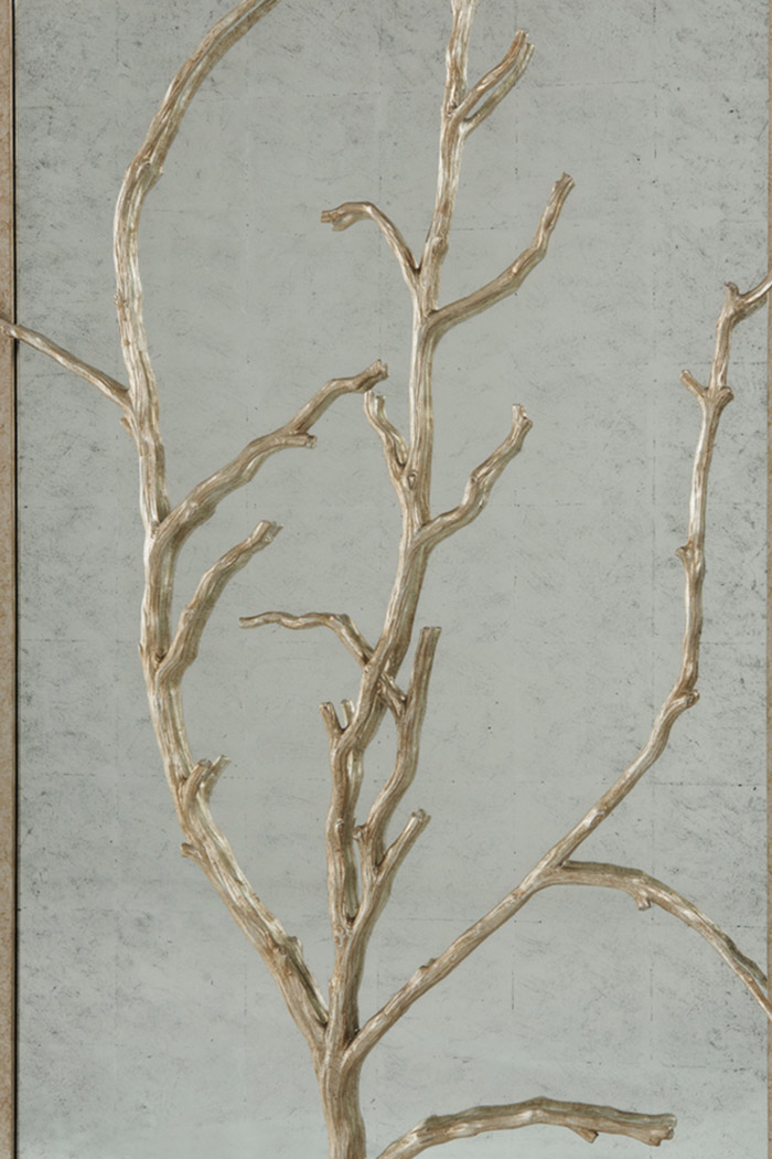 Theodore Alexander - Silver Hawthorn Trio Wall Mirror