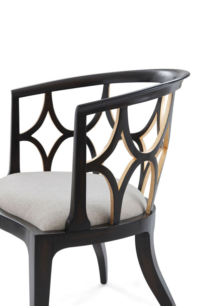Theodore Alexander - Ebonised Connaught Accent Chair