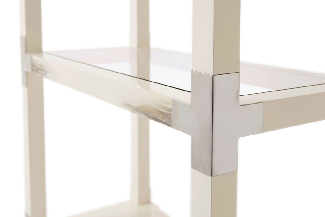 Theodore Alexander - Cutting Edge Etagere in Longhorn White