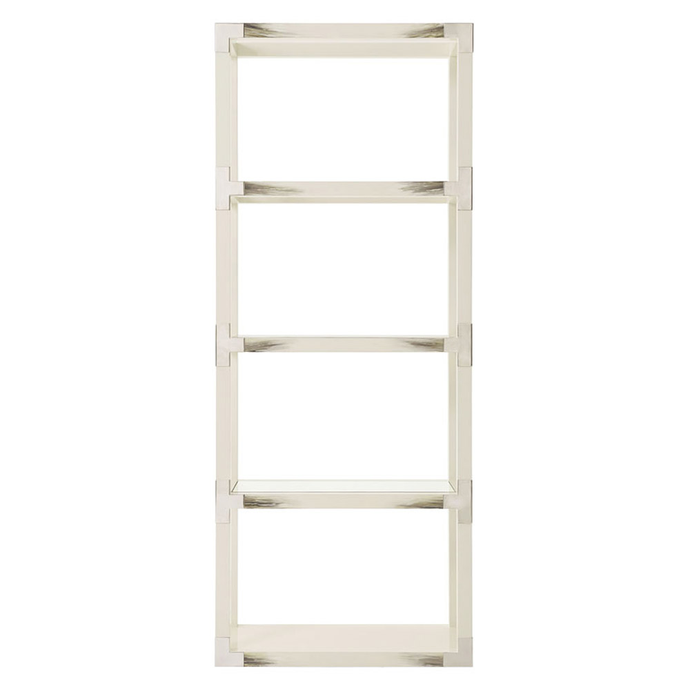Theodore Alexander - Cutting Edge Etagere in Longhorn White