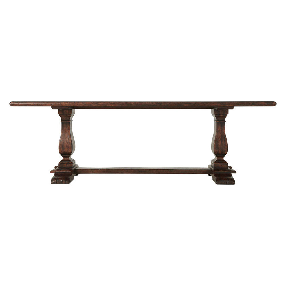 Theodore Alexander Victory Oak Refectory Dining Table