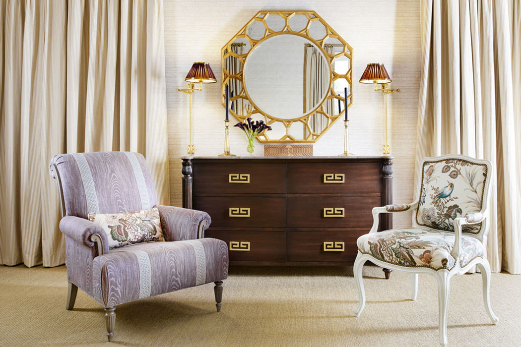 Theodore Alexander Duane Marble Commode