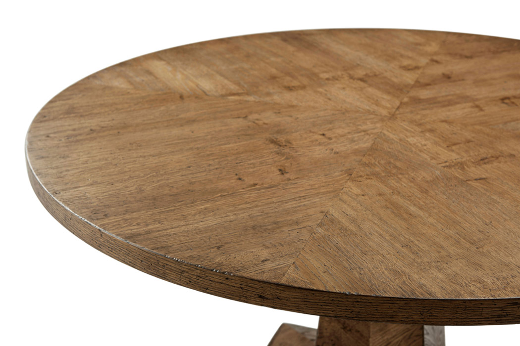 Theodore Alexander Nova Pedestal Dining Table - Dawn