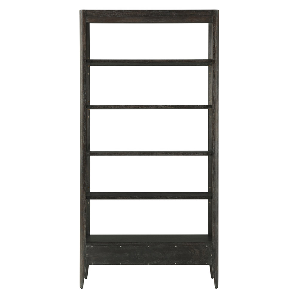 Theodore Alexander Driscoll Shelving Etagere - Rowan, Tempest/Brass
