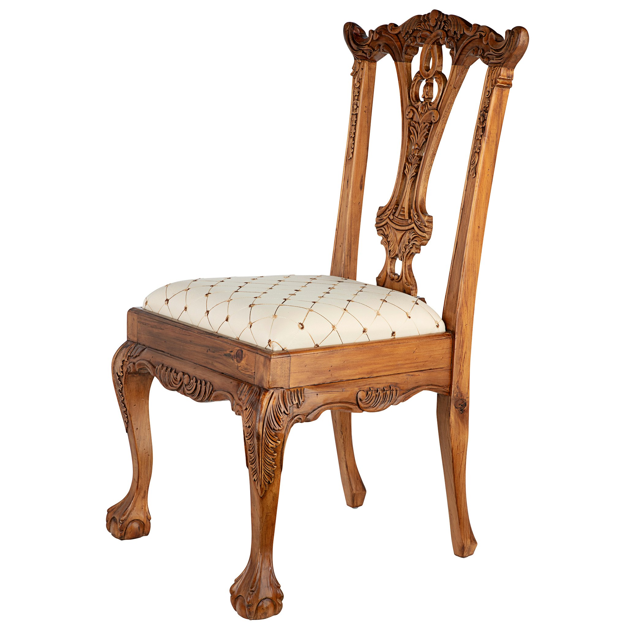 Toscano - English Chippendale Side Chair in Mahogany