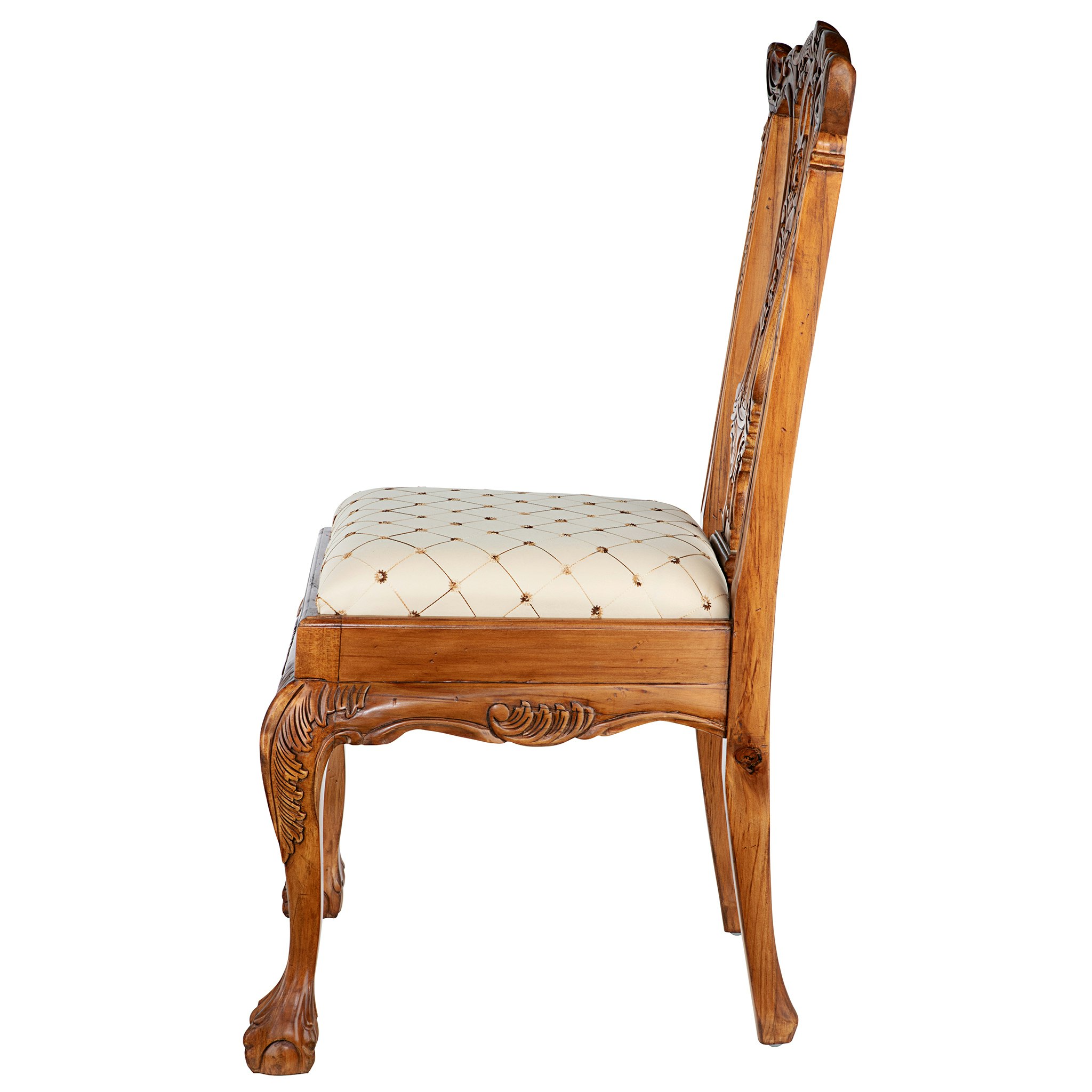 Toscano - English Chippendale Side Chair in Mahogany