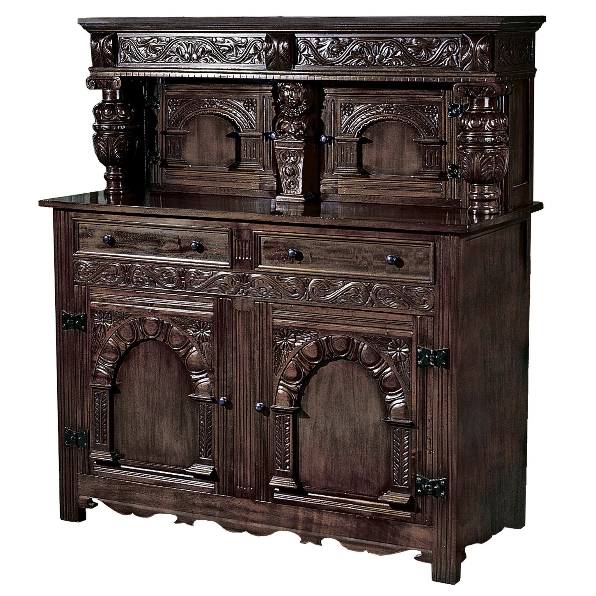 Toscano - Jacobean Court Cupboard Buffet Table