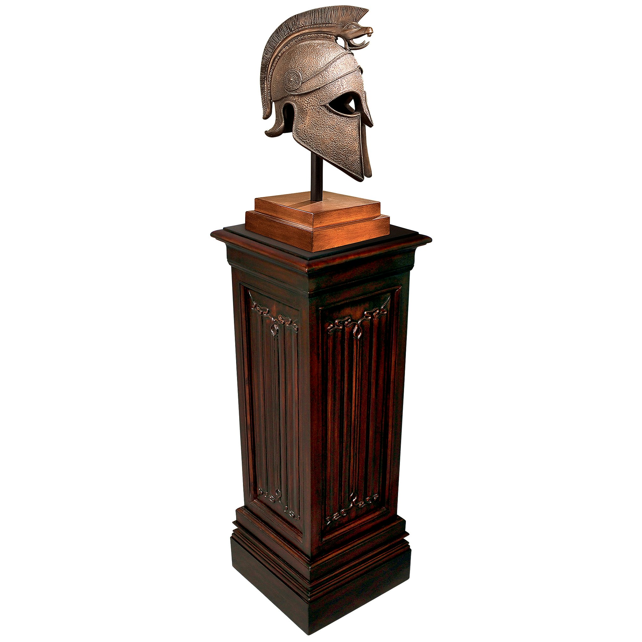 Toscano Canterbury Abbey Linen Fold Gothic Large Display Pedestal