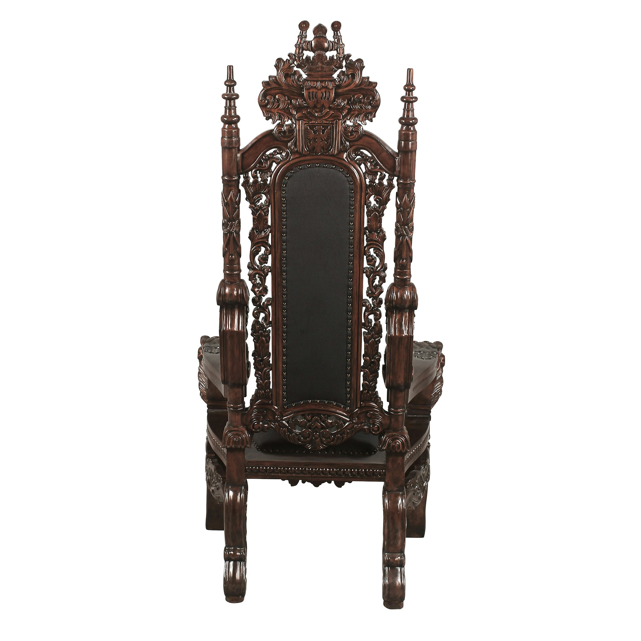 Toscano The Lord Raffles Lion Throne Chair - Leather