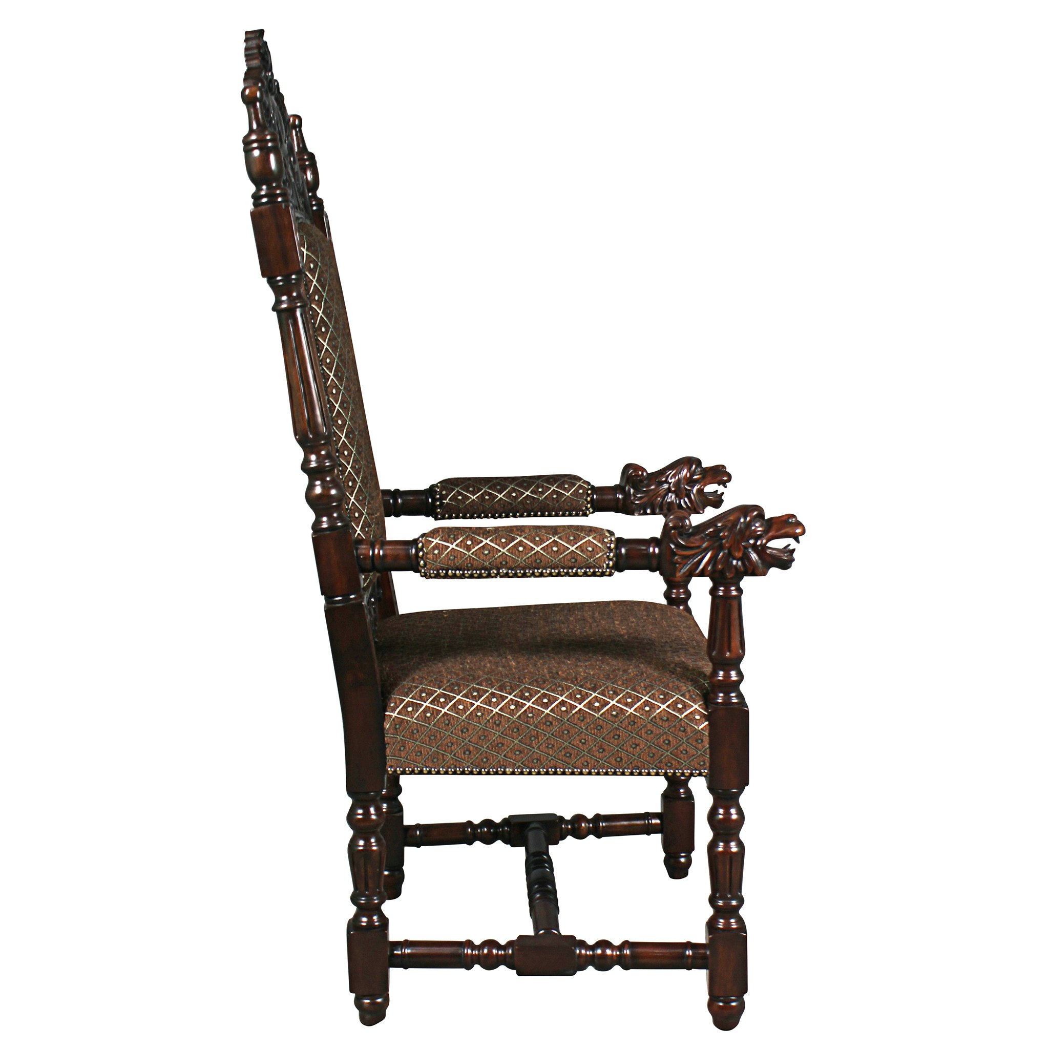 Toscano - The Grand Occasion Heraldic Armchair in Mahogany