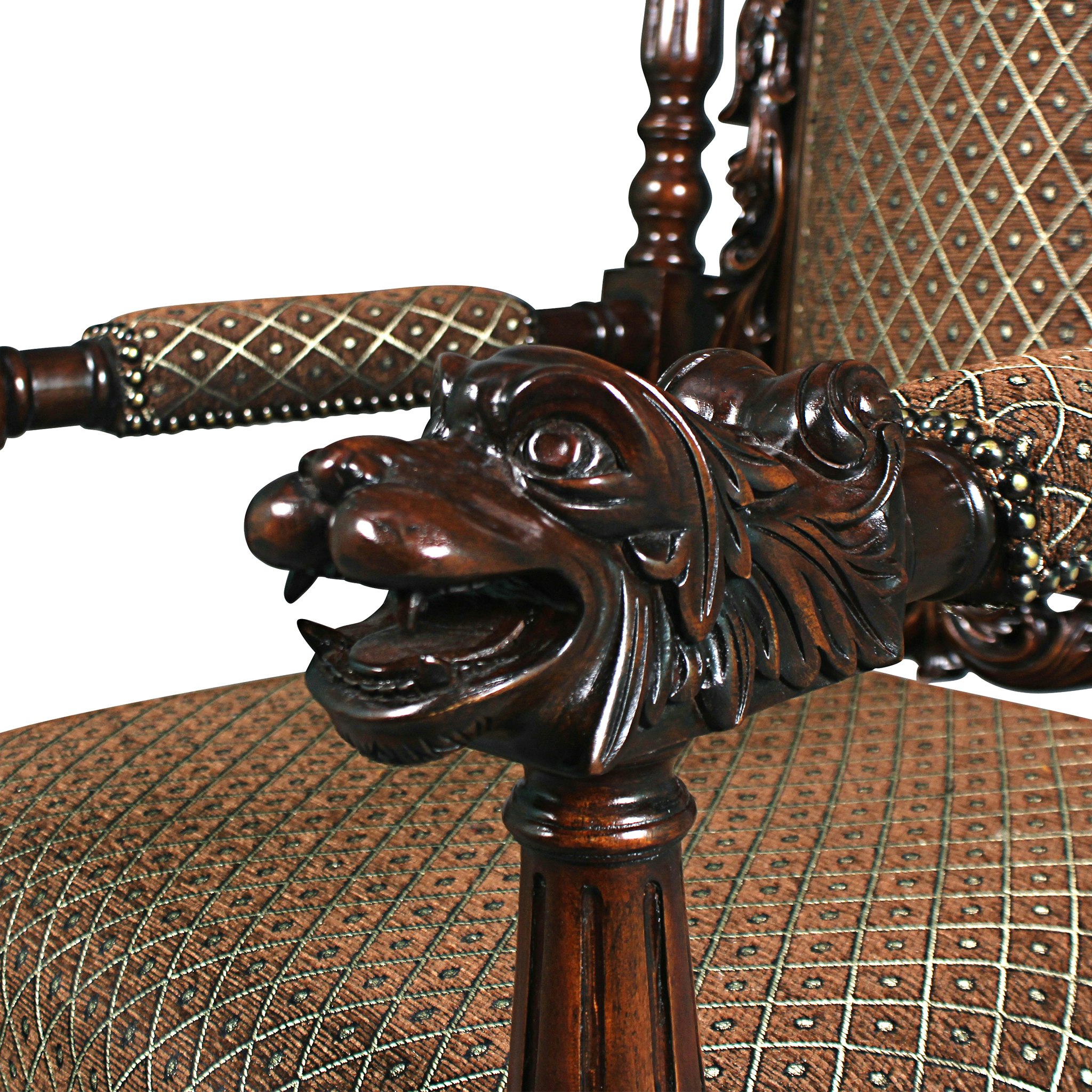 Toscano - The Grand Occasion Heraldic Armchair in Mahogany