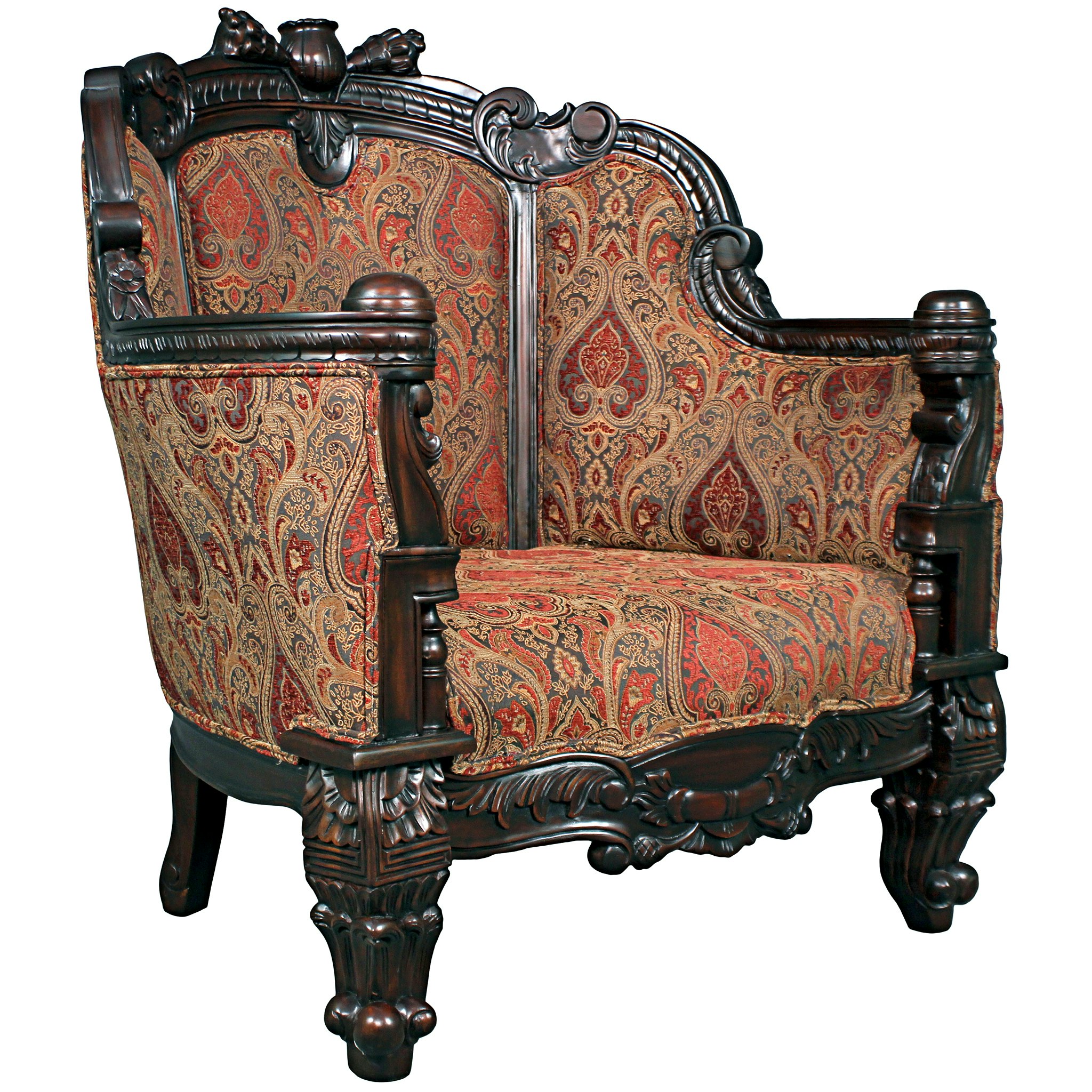 Toscano - Gentlemen’s Drawing Room Armchair in Mahogany