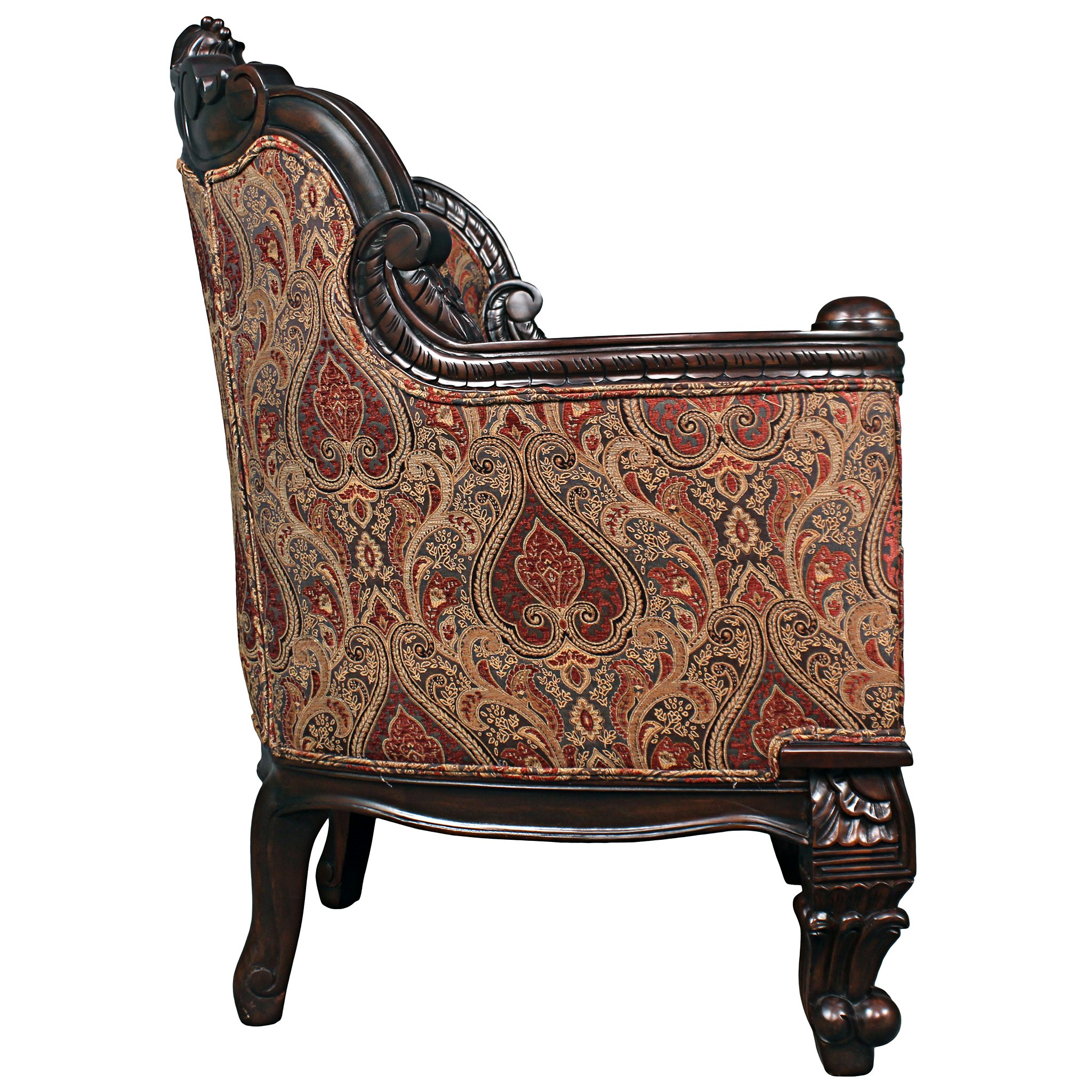 Toscano - Gentlemen’s Drawing Room Armchair in Mahogany