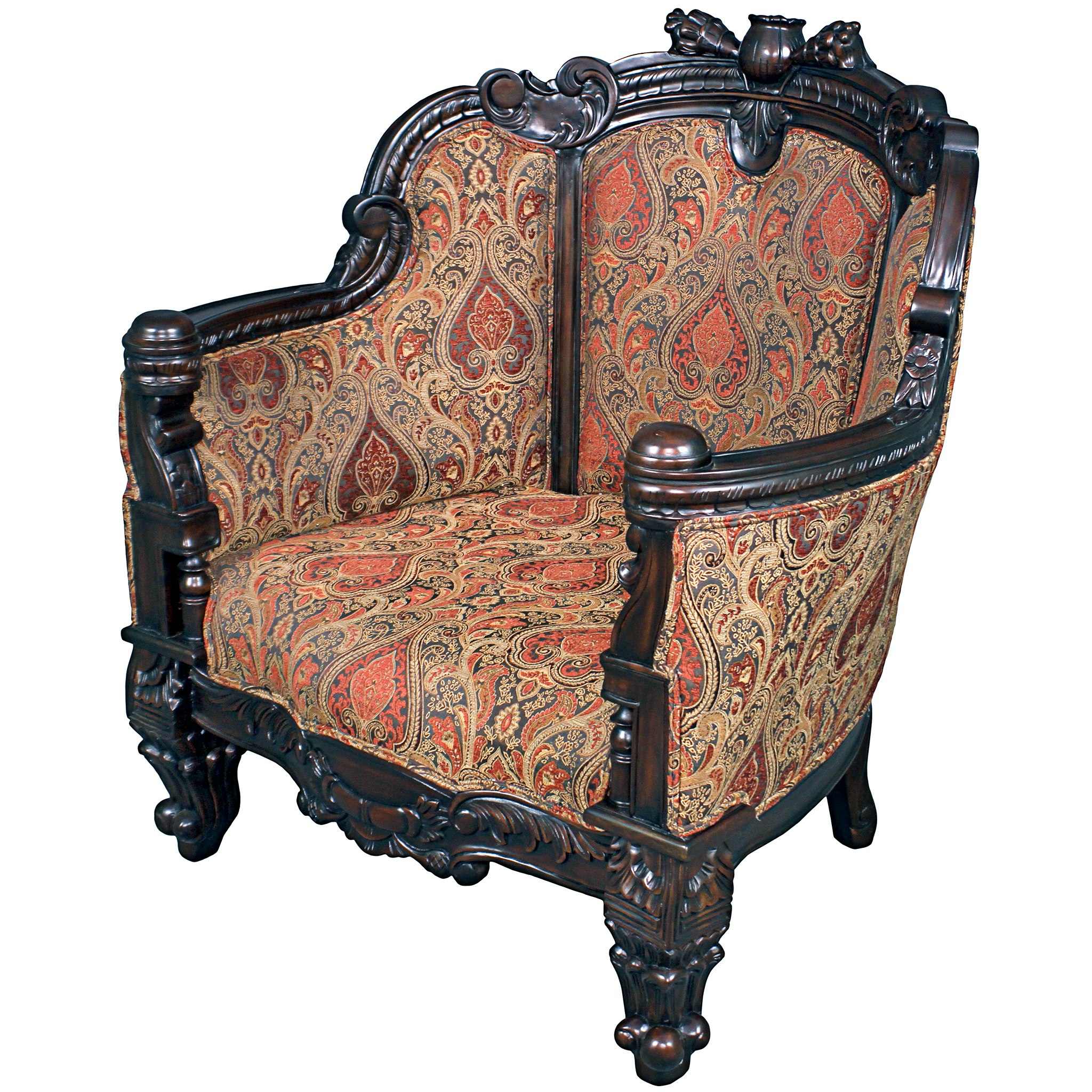 Toscano - Gentlemen’s Drawing Room Armchair in Mahogany