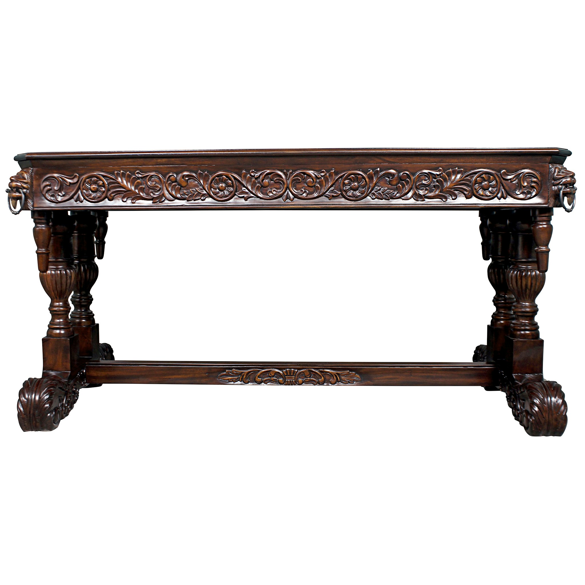 Toscano - Sir Benedict Renaissance Library Table in Cherry, Mahogany