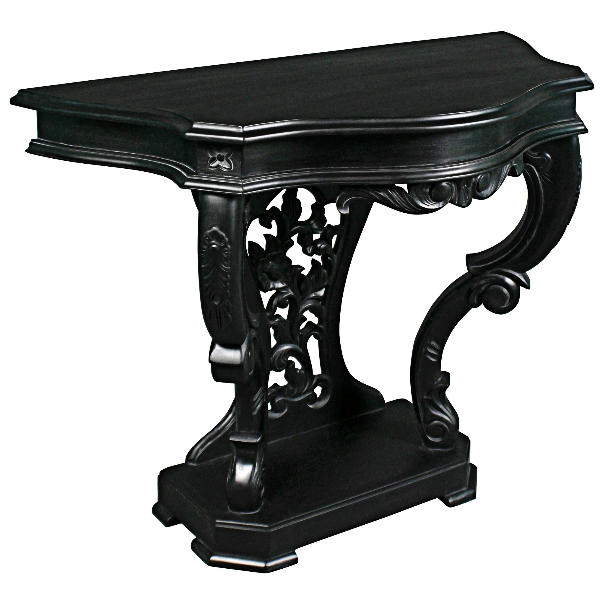 Toscano The Val de Loire Console Table - Ebony, Mahogany