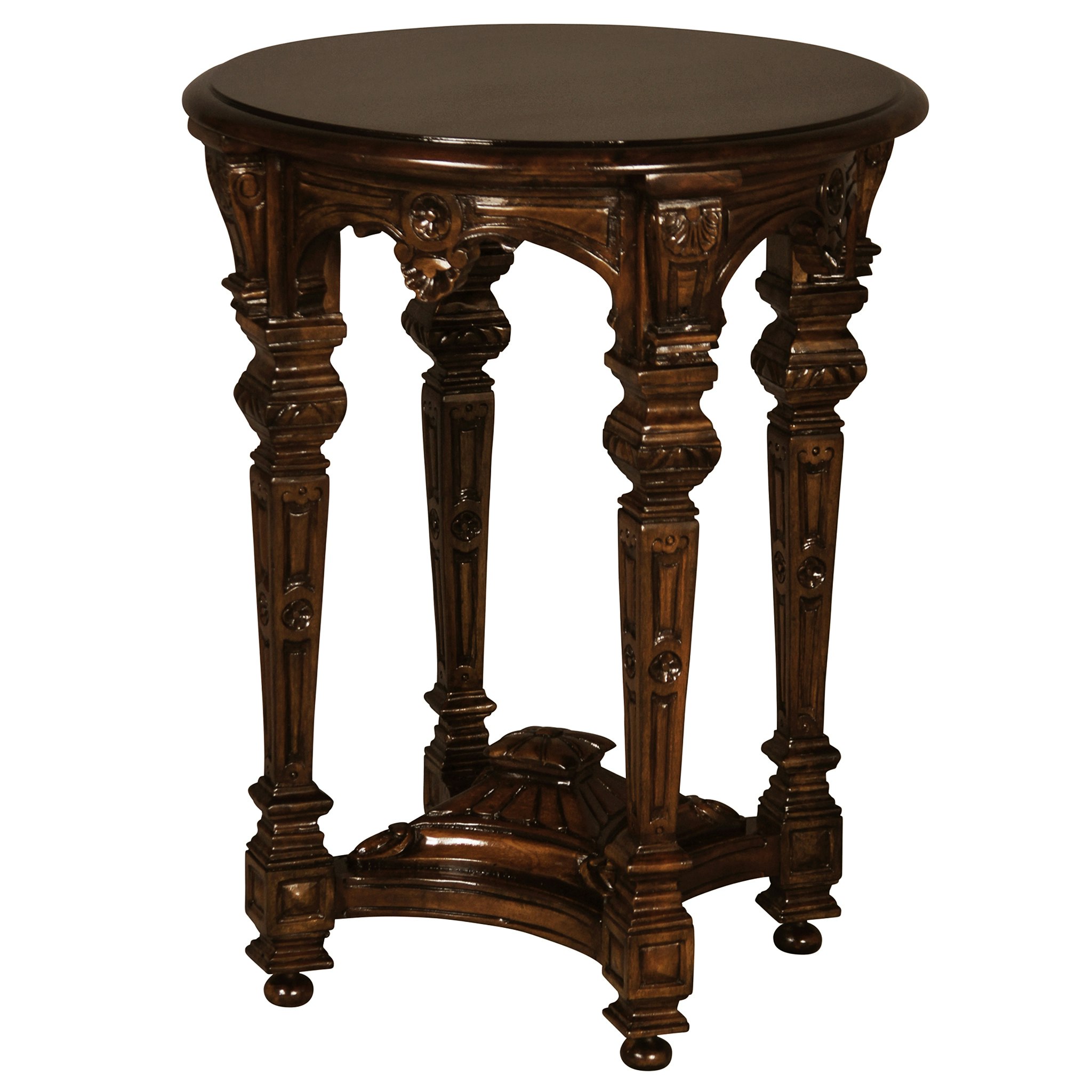 Toscano - Louis XIV Side Table in Mahogany