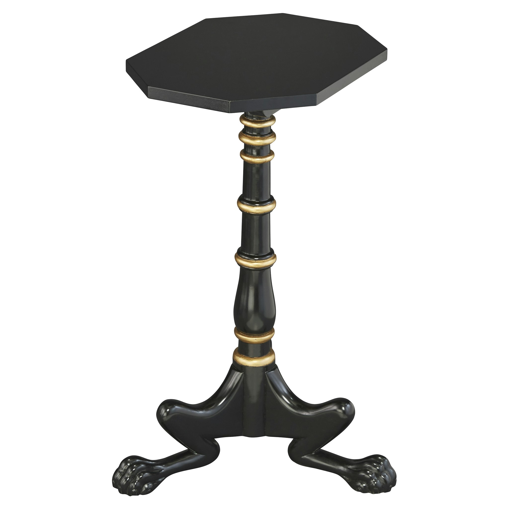 Toscano - Hounds Leg Petite Tripod Side Table in Mahogany