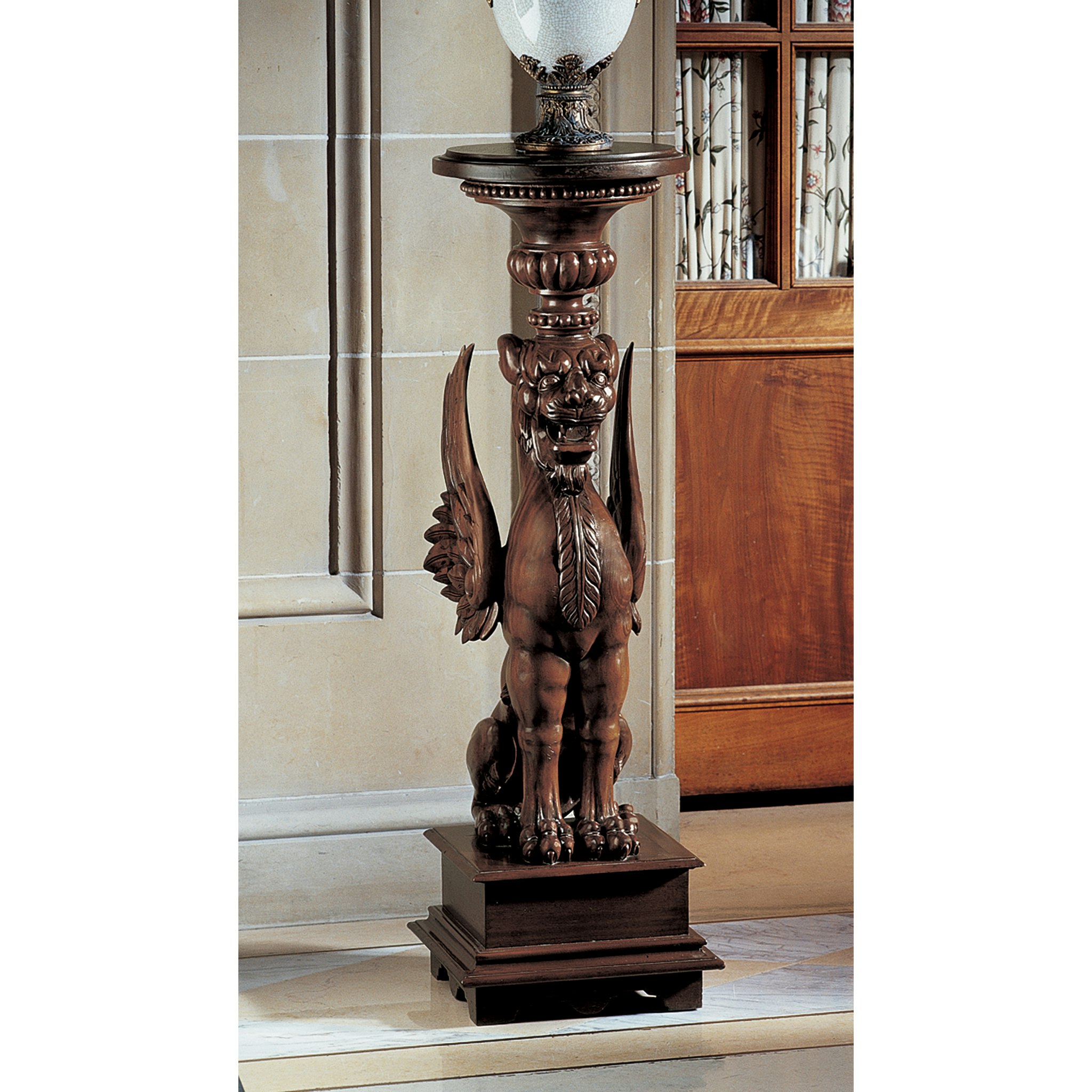 Toscano - English Griffin Pedestal