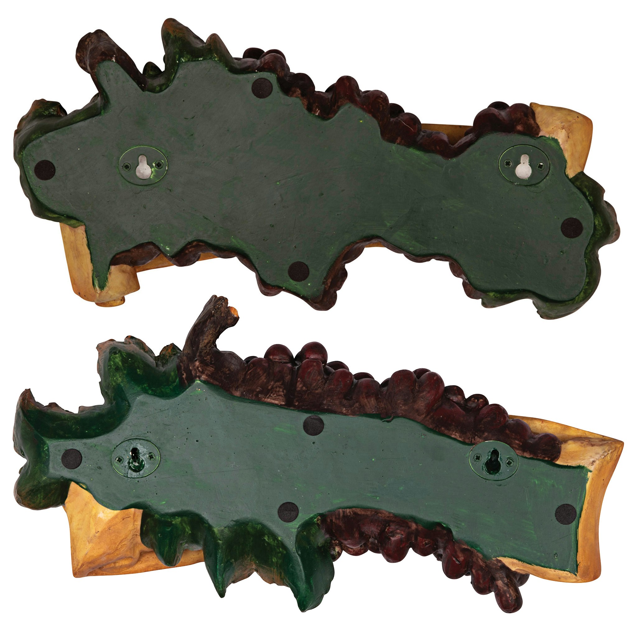 Toscano - Set of 2 Salute and Mangia Italian Signs Grape Wall Sculptures