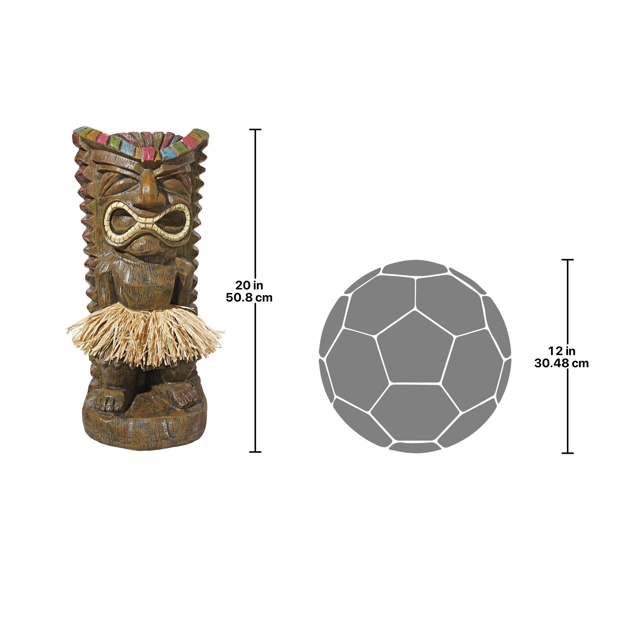 Toscano - Pau Hana Hawaiian Tiki Totem Statue
