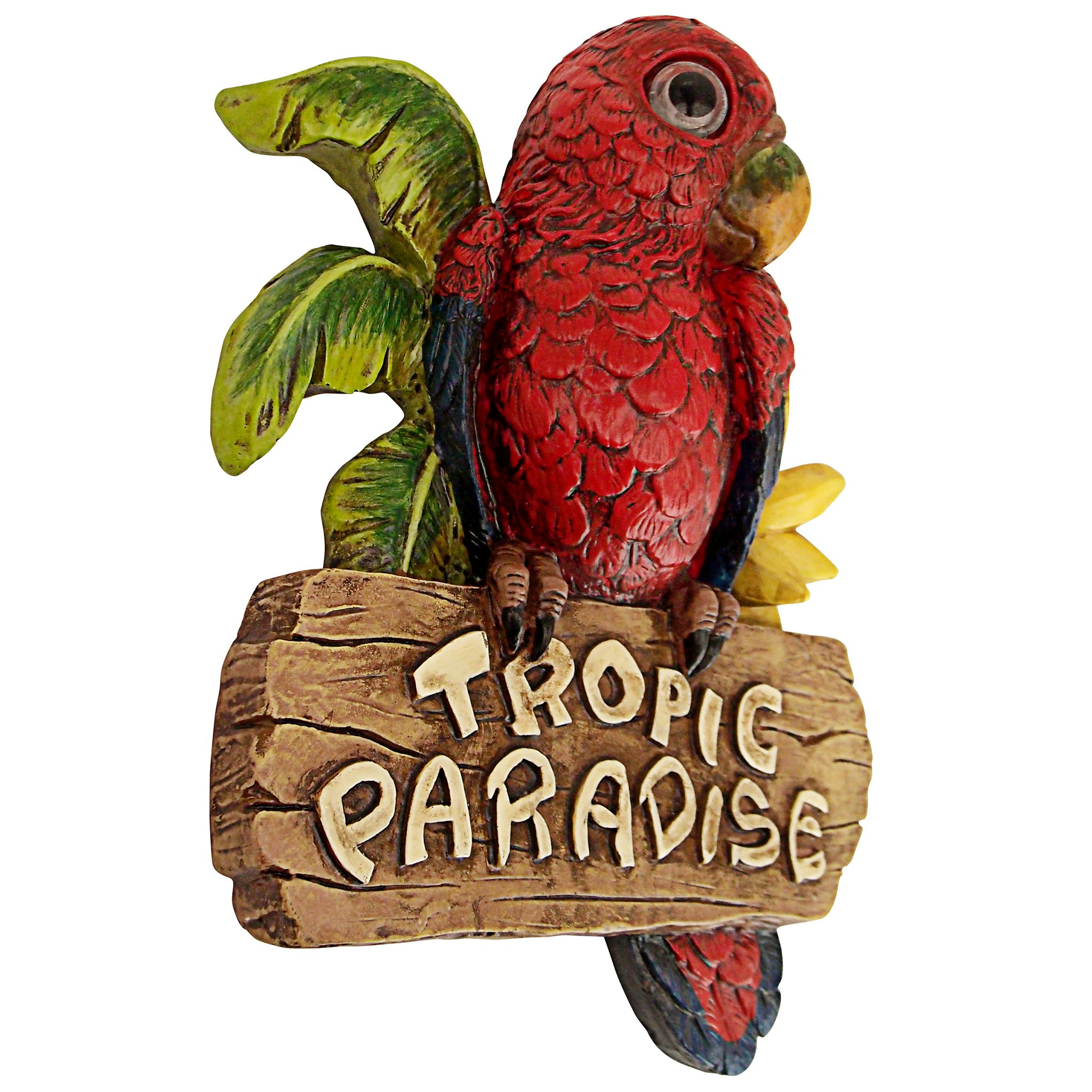 Toscano - Tropic Parrot Paradise Wall Sculpture