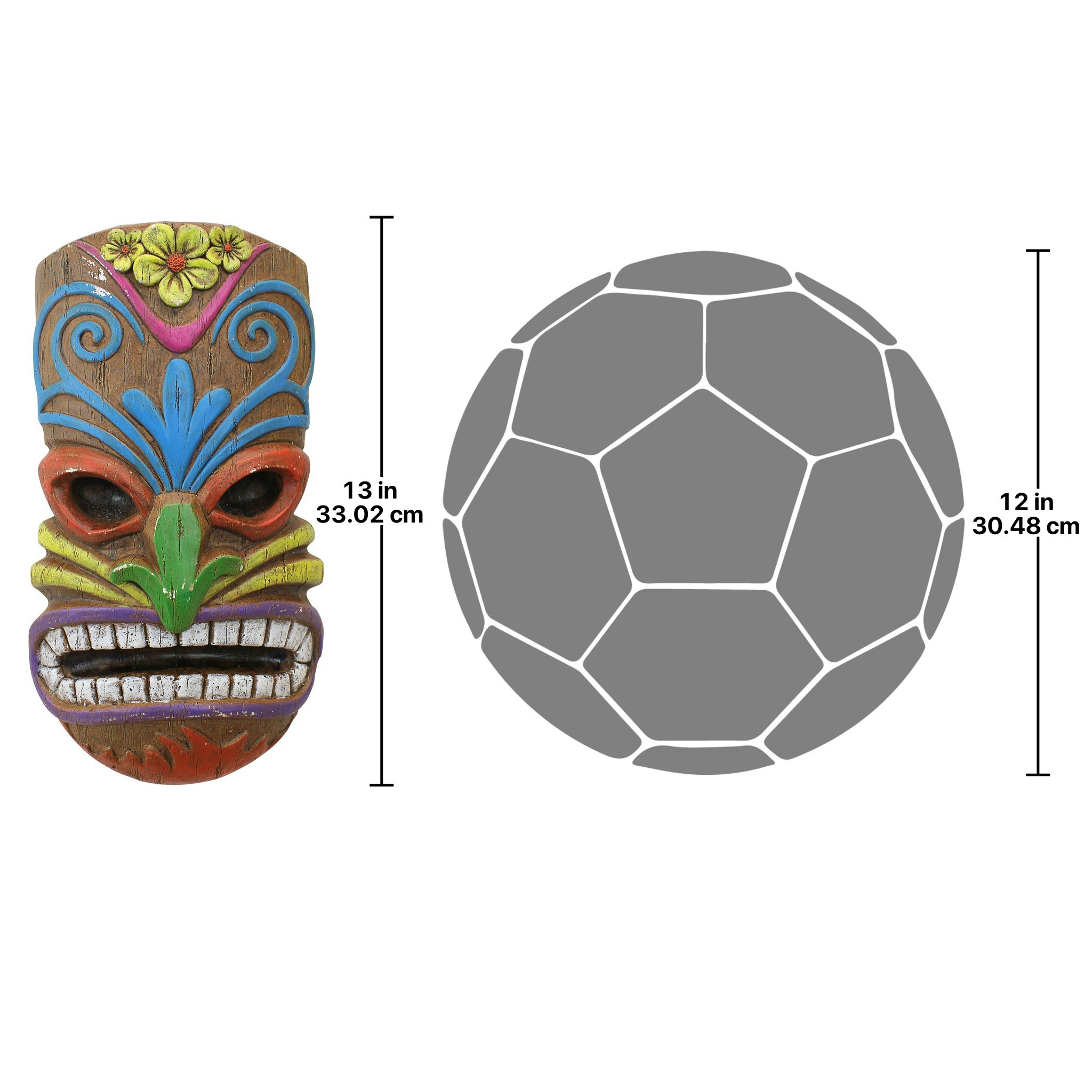 Toscano - Hoaloha, God of the Hawaiian Isle Tiki Mask Wall Sculpture
