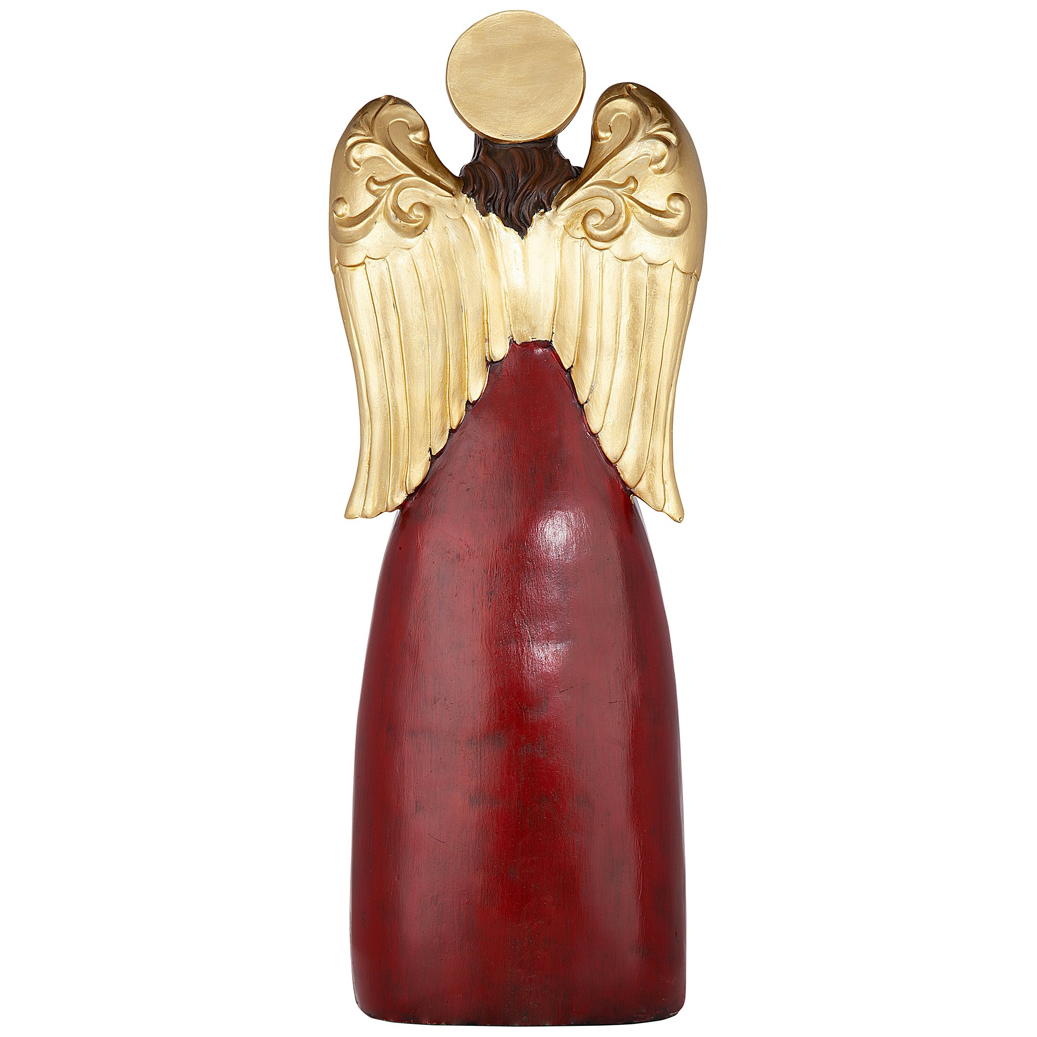Toscano - Blessed Holy Family Christmas Nativity Scene Angel Statue