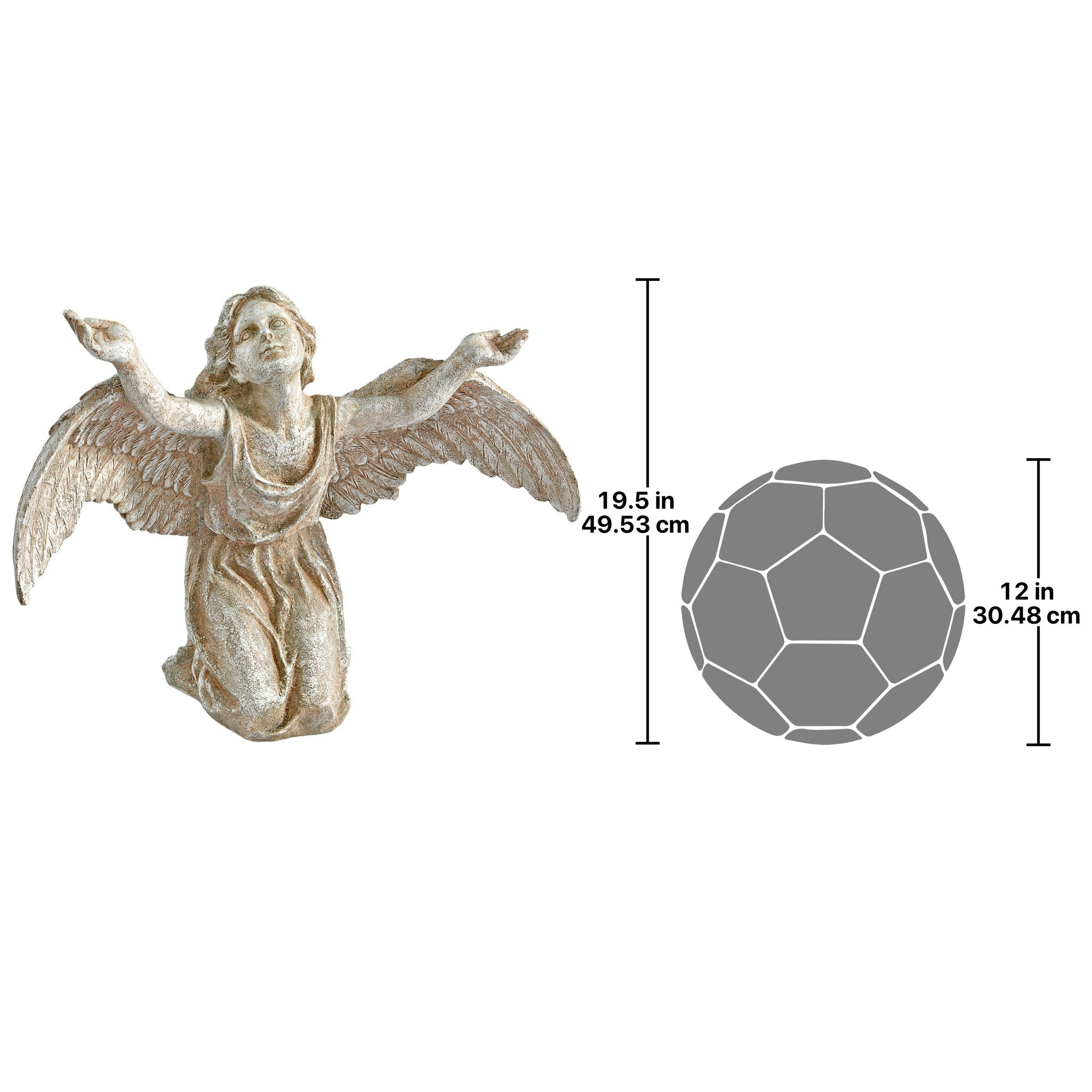 Toscano - Heavens Devotion Angel Statue