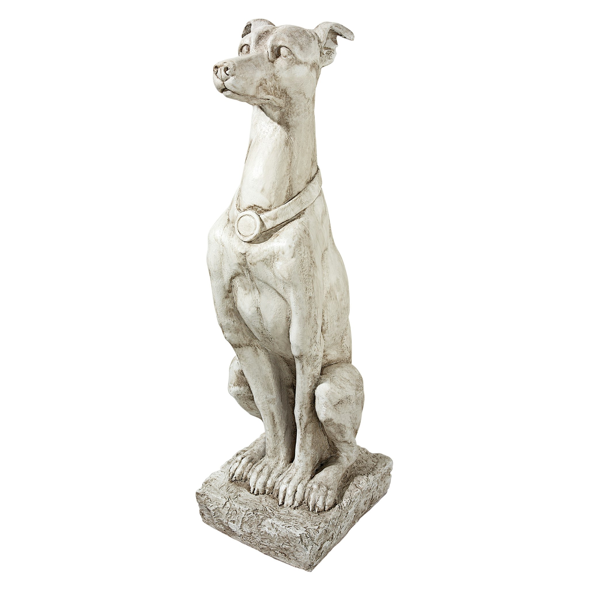 Toscano - Art Deco Whippet Greyhound Sentinel Dog Statue