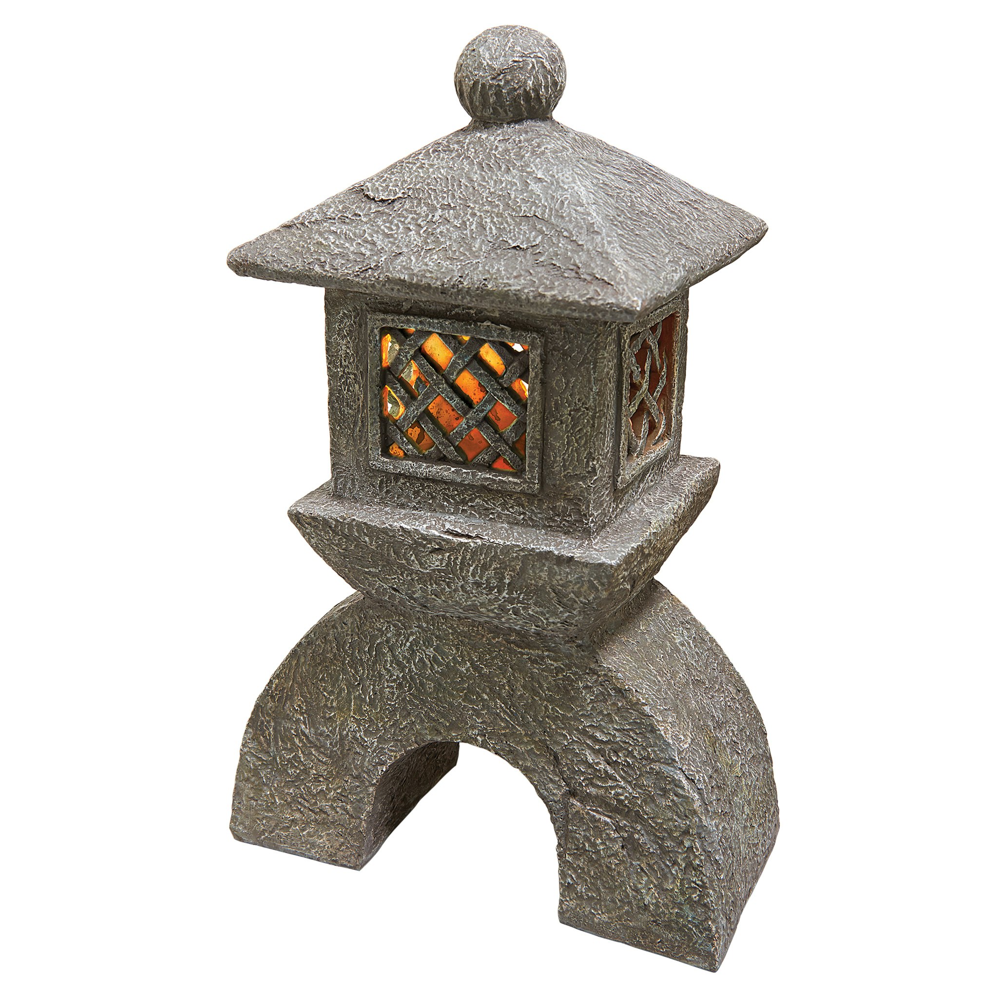 Toscano - Japanese Pagoda Illuminated Lantern Statue
