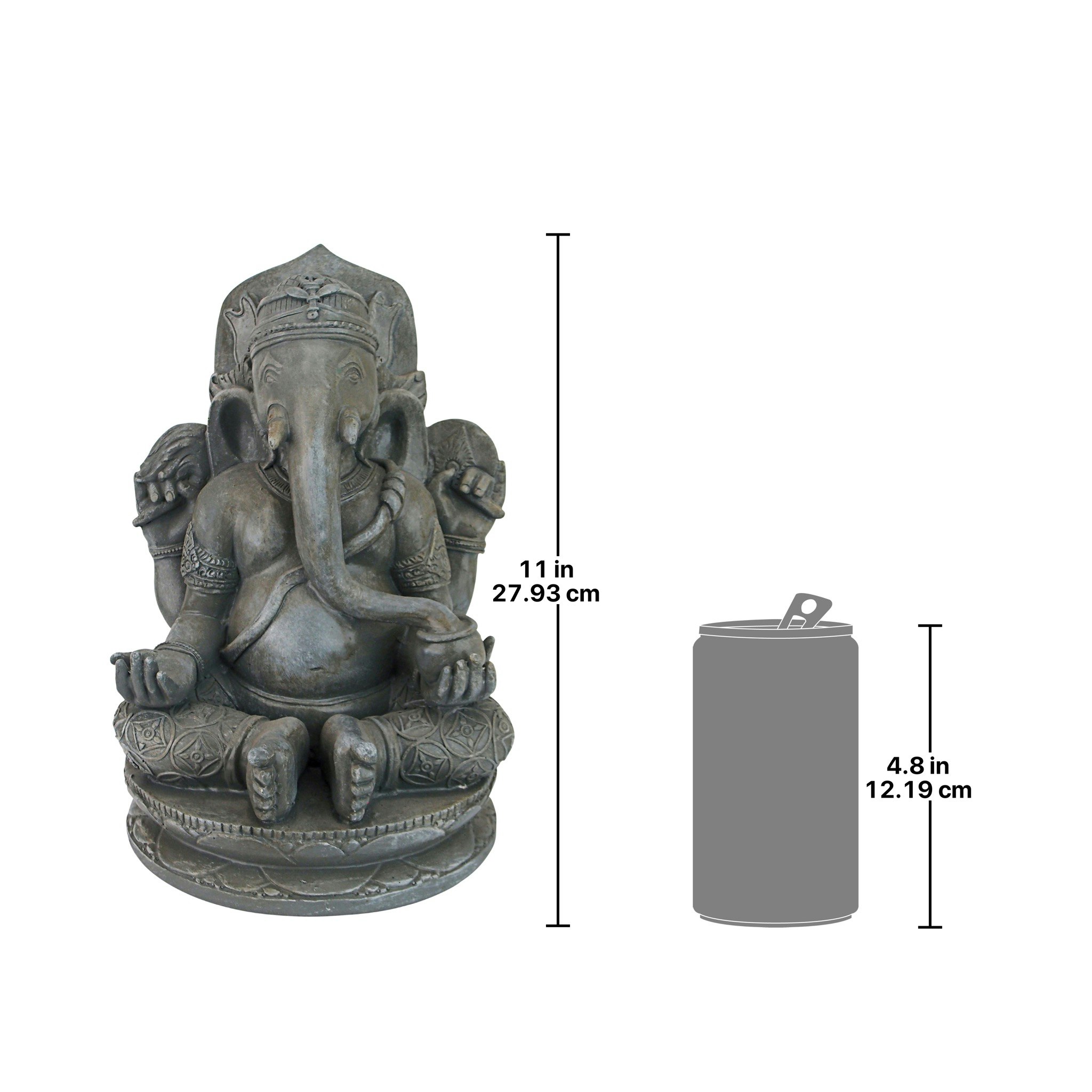 Toscano - Lord Ganesha Hindu Elephant God Statue