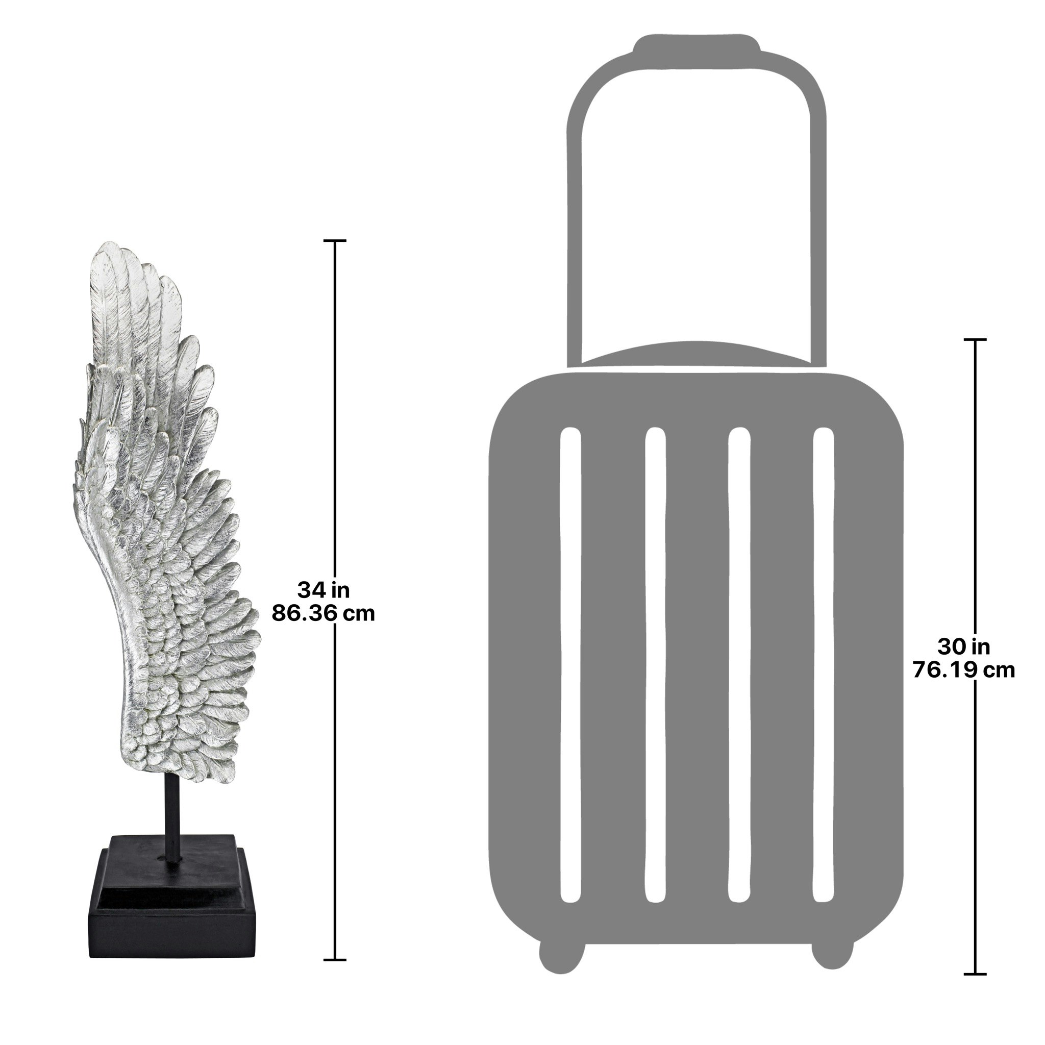 Toscano - Guided by the Heavens Angel Wing Statue